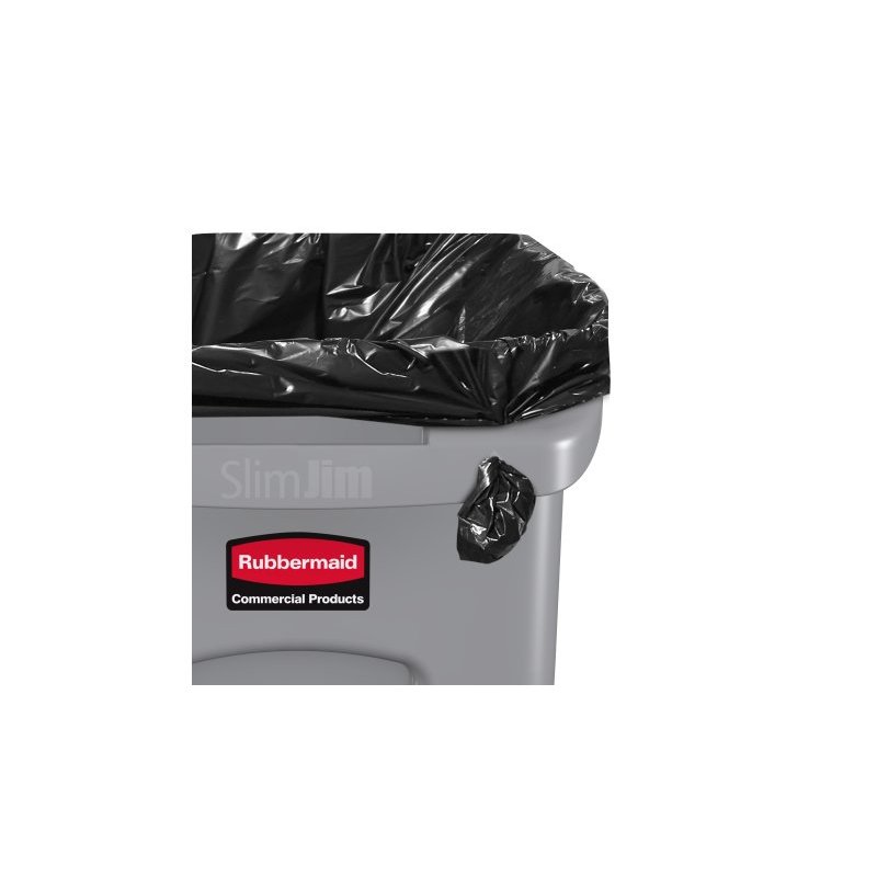 Rubbermaid Collecteur de déchets Slim Jim avec conduits