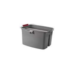Rubbermaid FG262888GRAY seau et système de lavage Double réservoir Gris