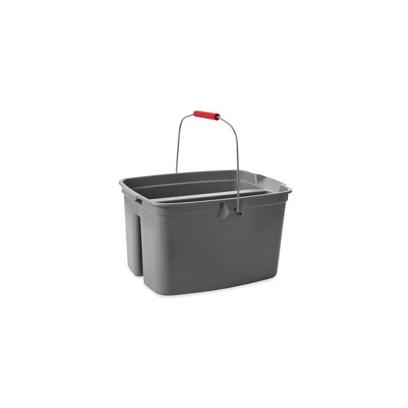 Rubbermaid FG262888GRAY seau et système de lavage Double réservoir Gris