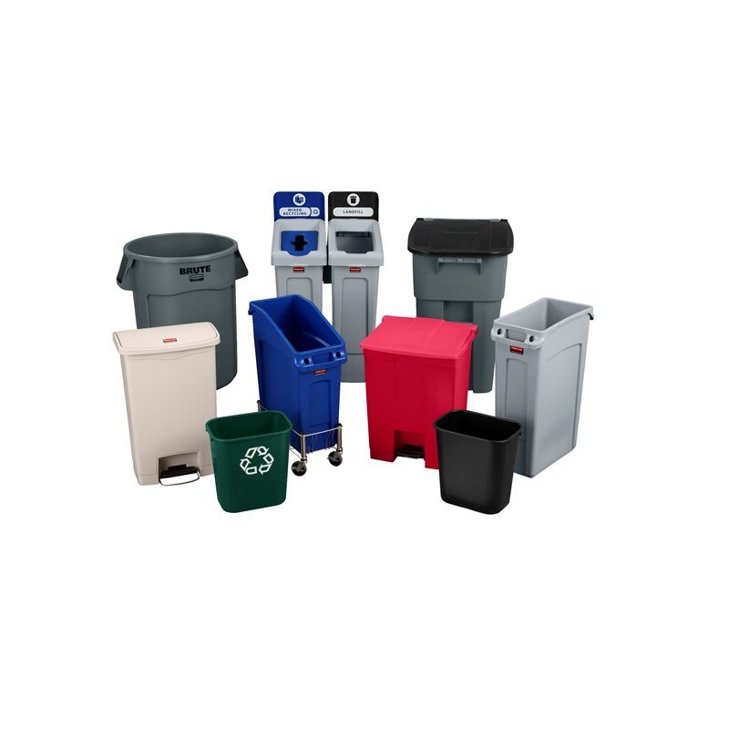 Rubbermaid Corbeille à papier, 12,9 litres, rectangulaire