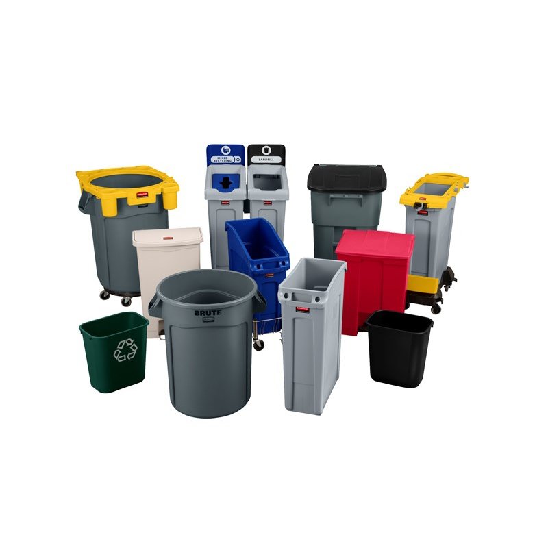 Rubbermaid Corbeille à papier, 12,9 litres, rectangulaire