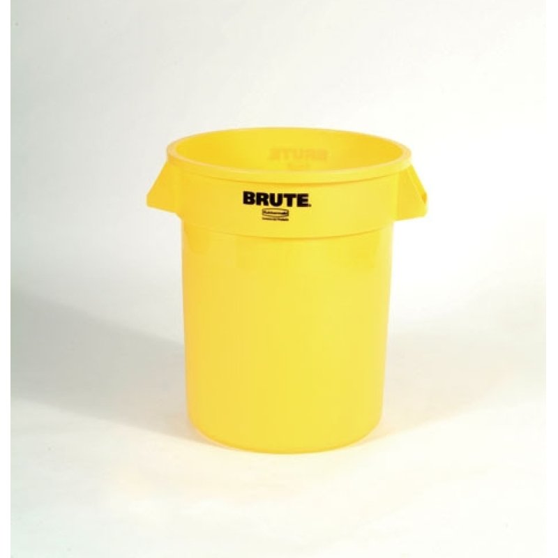 Rubbermaid Collecteur BRUTE 75,7 litres, en PP, jaune