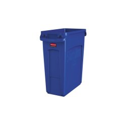 Rubbermaid 1971257 trash can 60 L Rectangular Resin Blue