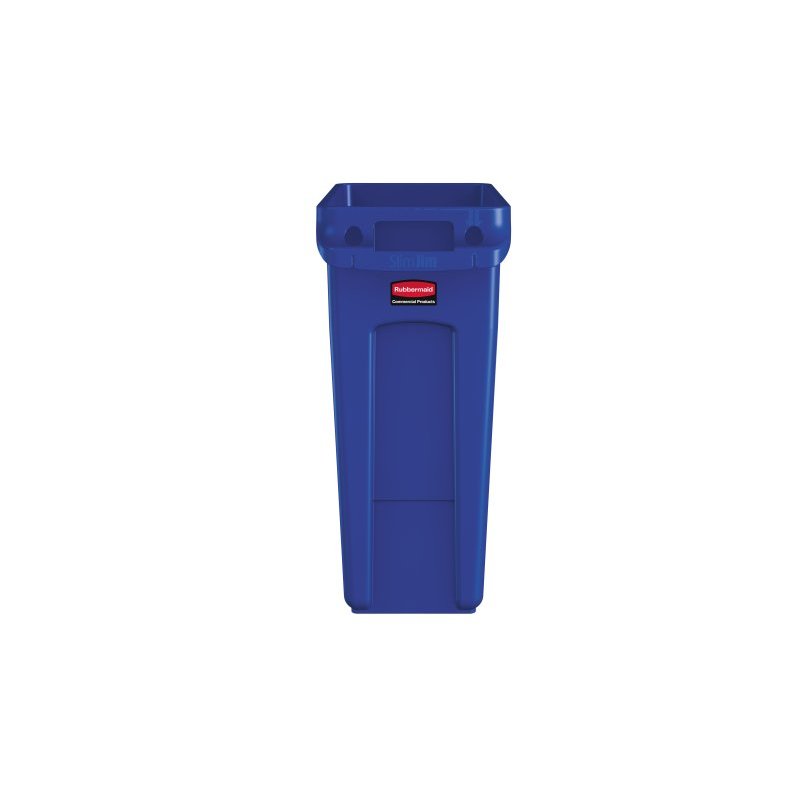 Rubbermaid 1971257 poubelle 60 L Rectangulaire Résine Bleu