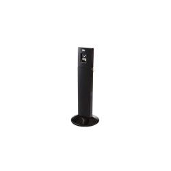 Rubbermaid METROPOLITAN SMOKERS' STATION, BLACK