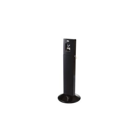 Rubbermaid Cendrier Metropolitain Smokers' Station, noir