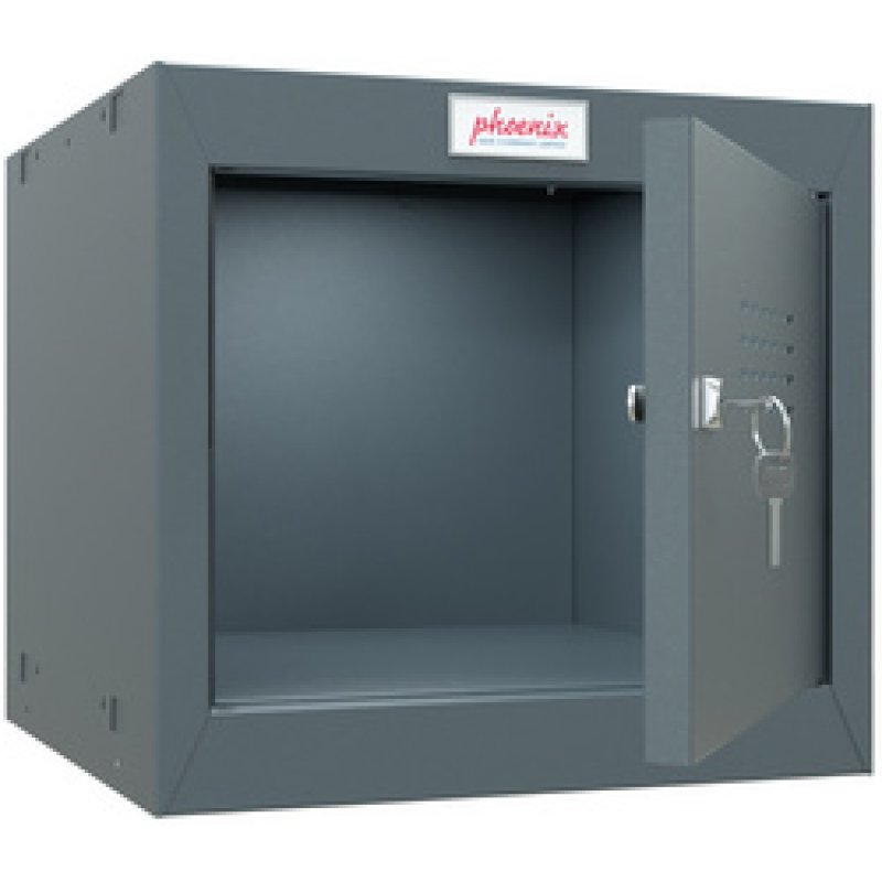 phoenix Casier cubique CL0344, serrure à clé, bleu