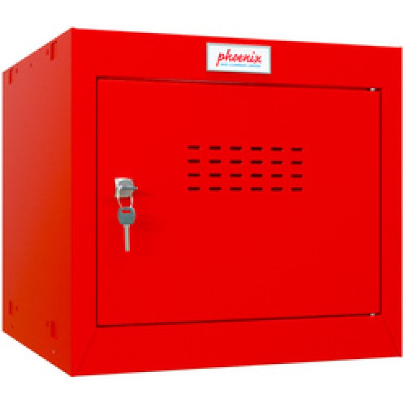 phoenix Casier cubique CL0344, serrure à clé, bleu