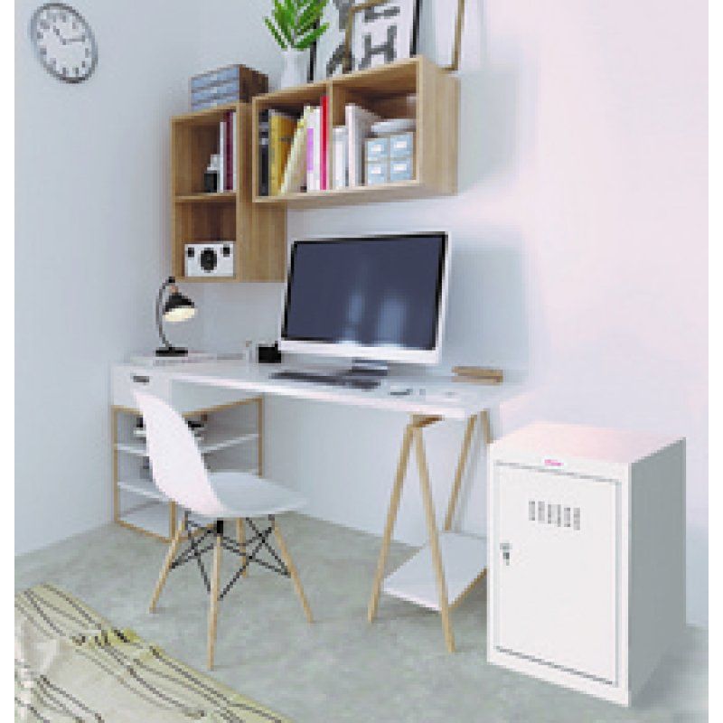 phoenix Casier cubique CL0644, serrure à clé, anthracite