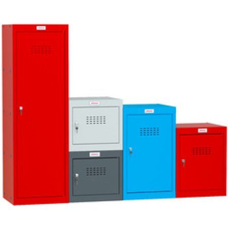 phoenix Casier cubique CL1244, serrure à clé, rouge