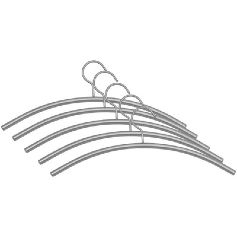 kerkmann Cintre en acier pour vêtements, gris argent