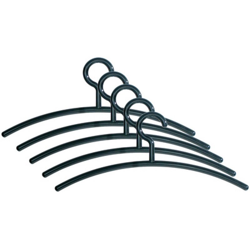 kerkmann Cintre en plastique pour vêtements, noir