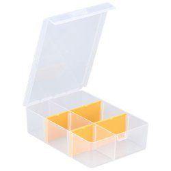 Allit EuroPlus Basic 11/2-4 Boîte de rangement Rectangulaire Polypropylène (PP) Transparent, Jaune