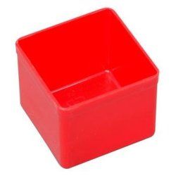 Allit EuroPlus Insert 45/1 Panier de rangement Carré Polystyrène Rouge