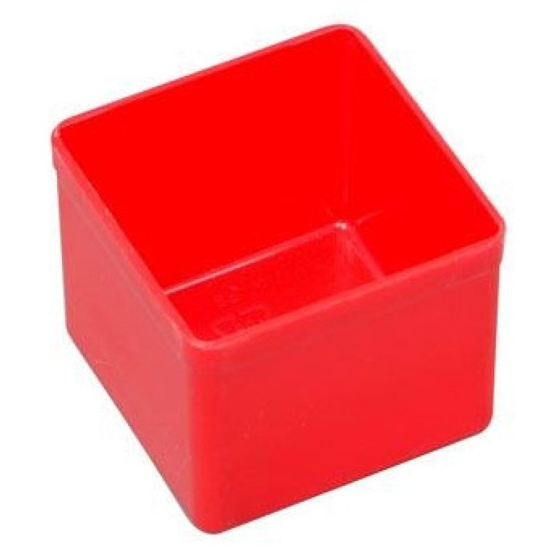 Allit EuroPlus Insert 45/1 Panier de rangement Carré Polystyrène Rouge