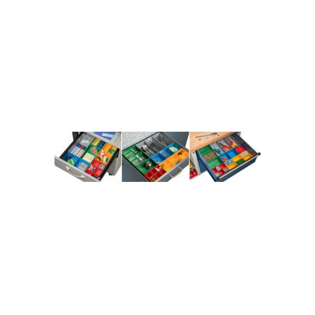 allit Casier EuroPlus Insert 63/2, taille: 2, jaune