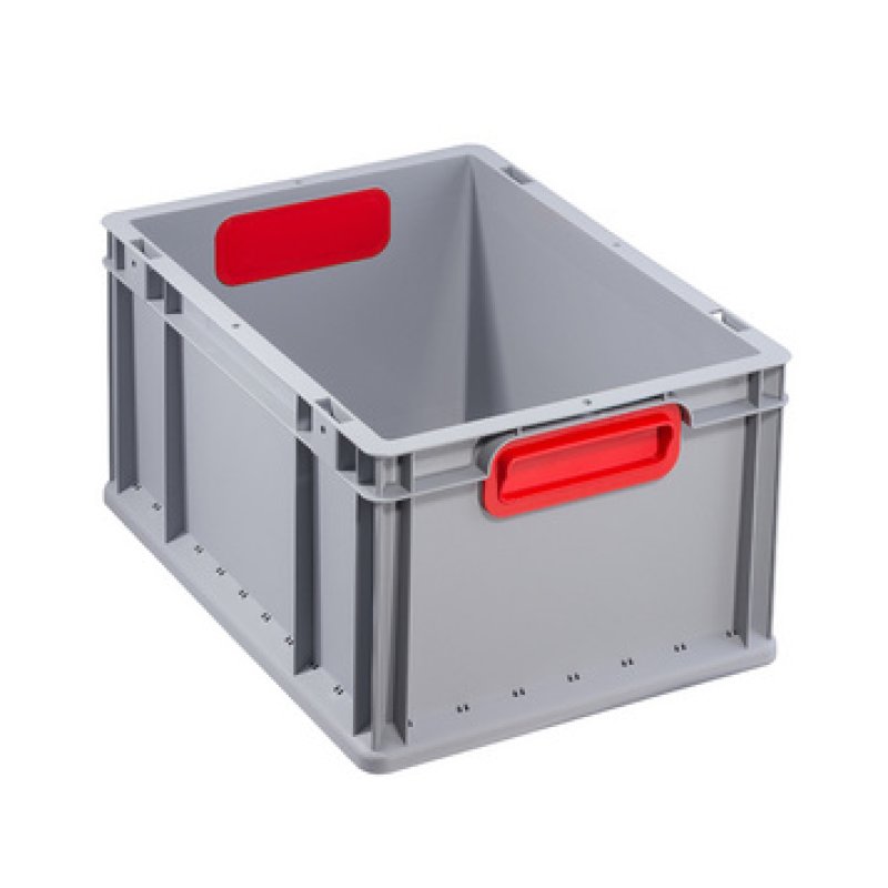 allit Bac de rangement ProfiPlus EuroBox 412, gris/rouge