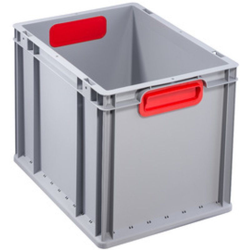 allit Bac de rangement ProfiPlus EuroBox 422, gris/rouge