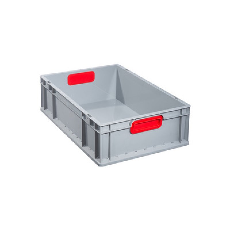 allit Bac de rangement ProfiPlus EuroBox 632, gris/rouge