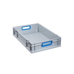 allit Bac de rangement ProfiPlus EuroBox 617, gris/bleu