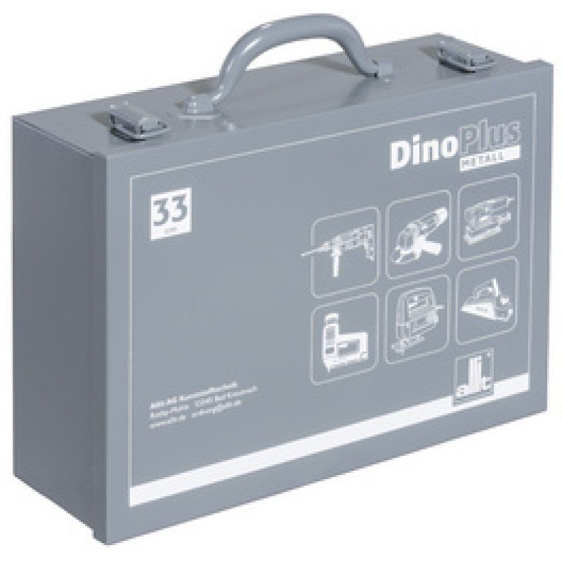 allit Mallette pour outillage DinoPlus Metall 33, gris