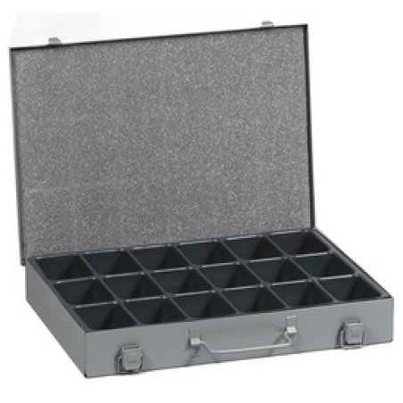 allit Mallette à petites pièces EuroPlus Metall 34/18, gris