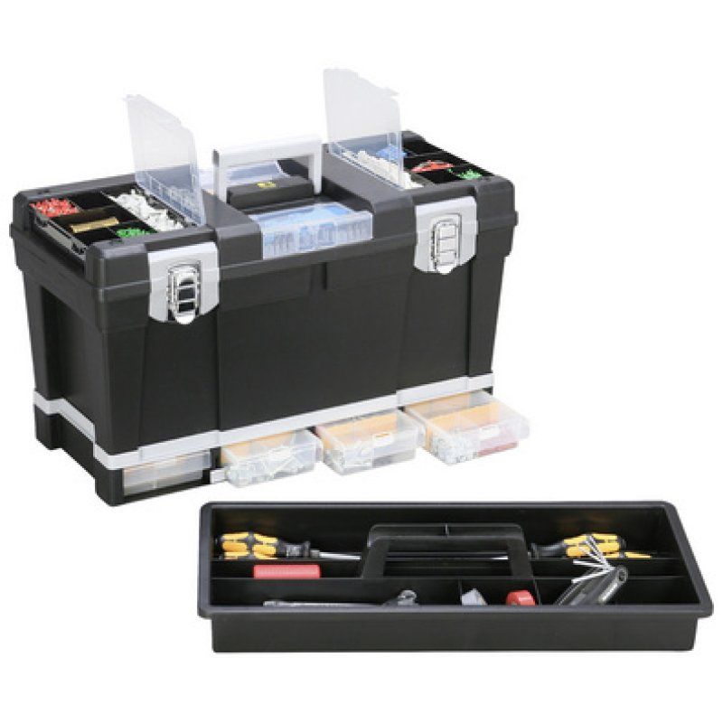 allit Boîte à outils McPlus Depot S 23, PP, noir