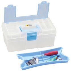 allit Boîte de rangement McPlus Clear 12.5, PP, bleu