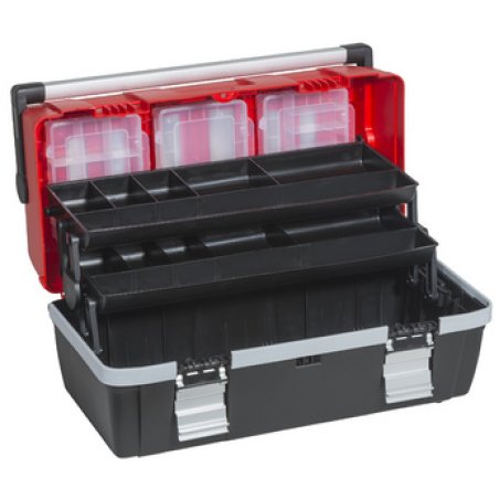allit Boîte à outils McPlus Alu C 22, PP, rouge/noir