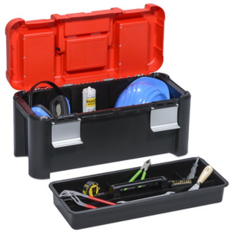 allit Boîte à outils McPlus Alu C 25, PP, rouge/noir