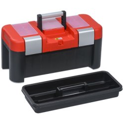 allit Boîte à outils McPlus Alu 21, PP, rouge/noir