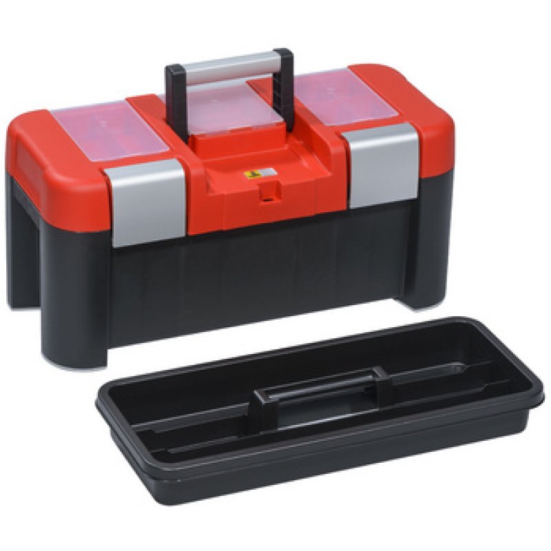allit Boîte à outils McPlus Alu 21, PP, rouge/noir