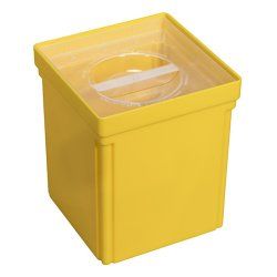 Allit 456341 storage box Storage basket Square Polypropylene (PP) Yellow