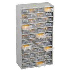 allit Casier à tiroirs VarioPlus Metall 73, 48 compartiments