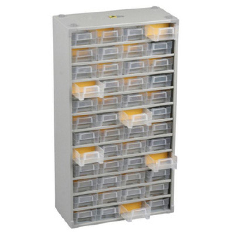 allit Casier à tiroirs VarioPlus Metall 73, 48 compartiments