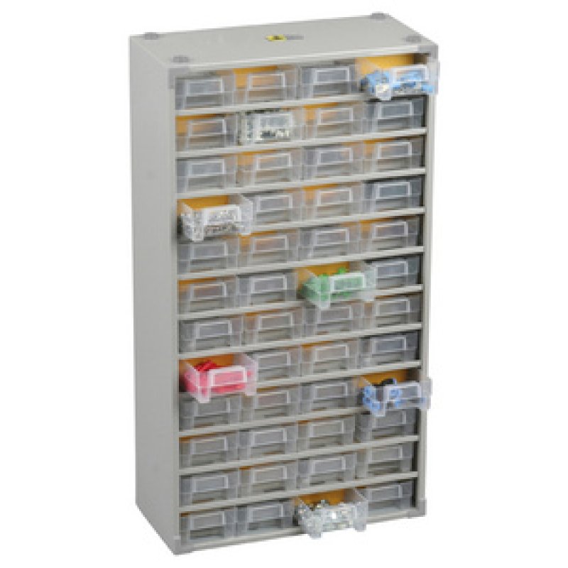 allit Casier à tiroirs VarioPlus Metall 73, 48 compartiments