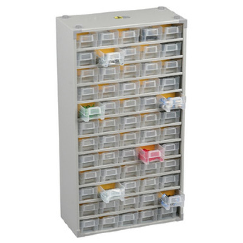 allit Casier à tiroirs VarioPlus Metall 90, 60 compartiments