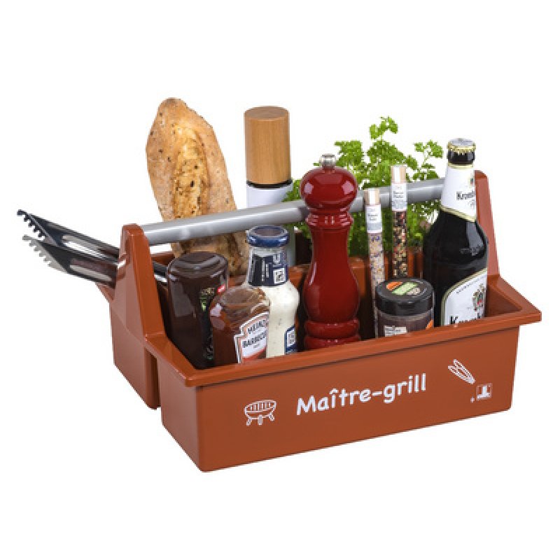 allit Caisse de transport McPlus Carry "Maître-grill", brun