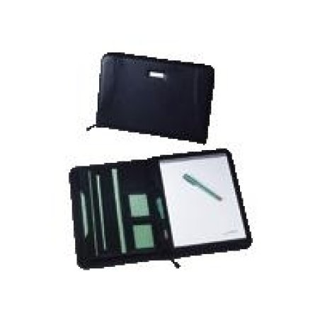 Rillstab Writing case Excellent personal organizer Leather Black