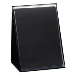 rillstab Chevalet de table, A4 portrait, noir