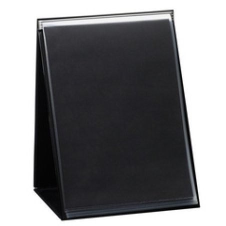 rillstab Chevalet de table, A4 portrait, noir