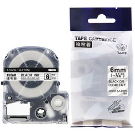 rillstab Cassette à ruban, noir/blanc, 18 mm x 8 m