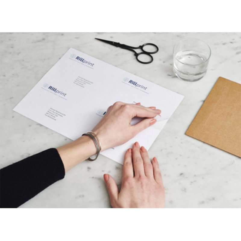 rillprint Etiquette universelle, 63,5 x 38,1 mm, blanc