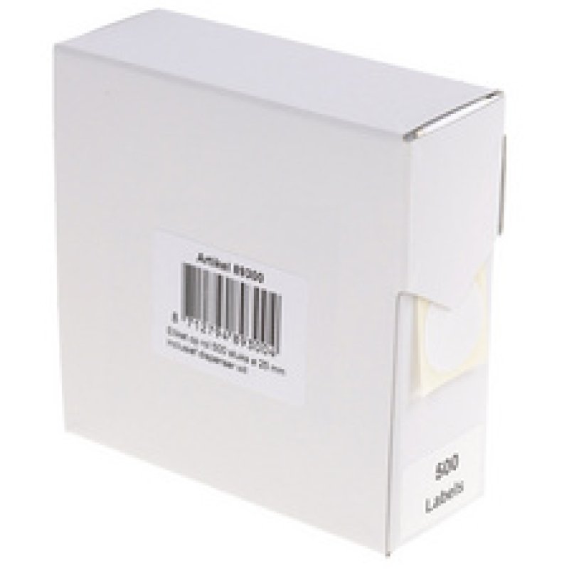 rillprint Pastille de couleur, diamètre: 25 mm, rouge fluo