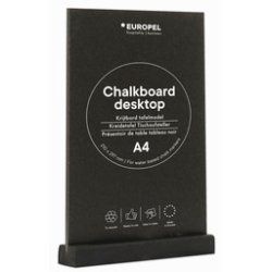 Europel Chalk board desk top A5 vertical black