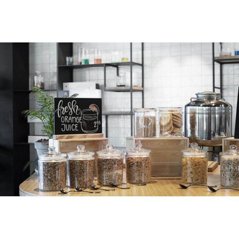 Europel 356274 tableau à craie et accessoires Noir, Bois Bois de pin, Bois