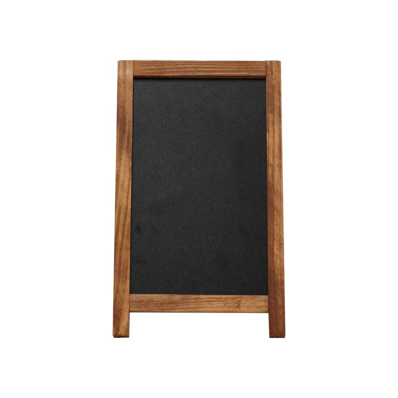 Europel 356283 tableau à craie et accessoires Noir, Bois Bois de pin, Bois