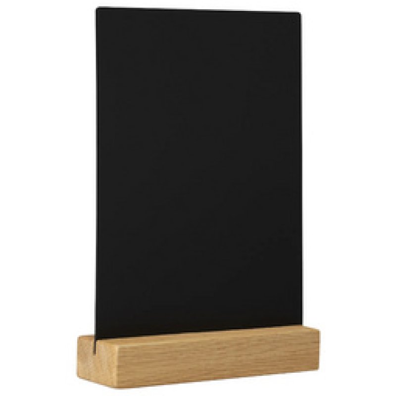 Europel Chalk board wood base A5