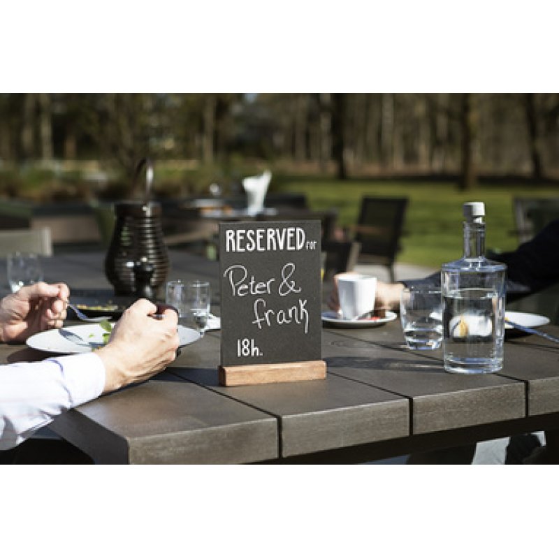 Europel Chalk board wood base A6