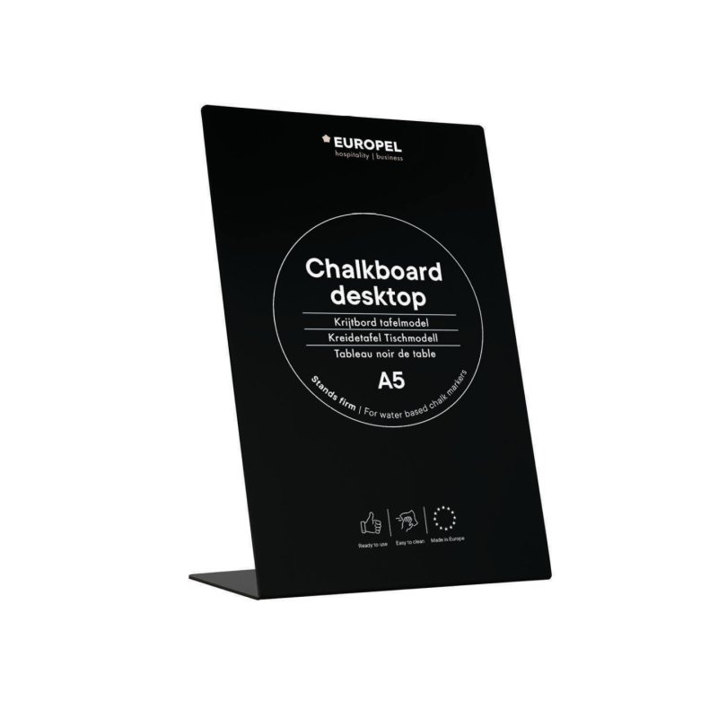 Europel 356286 chalk board Black Polystyrene
